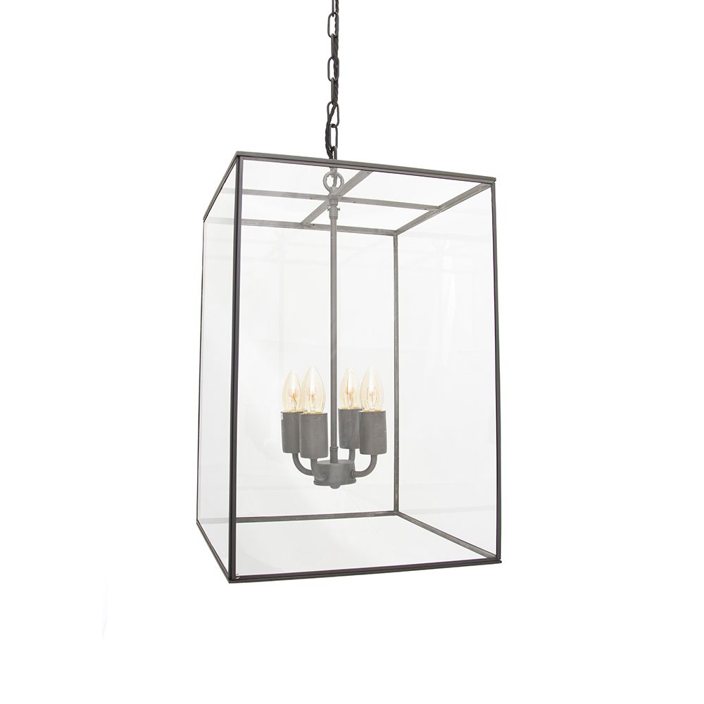 SOHO Lighting - Pendant Light Crossbar Medium Matt Black Brass