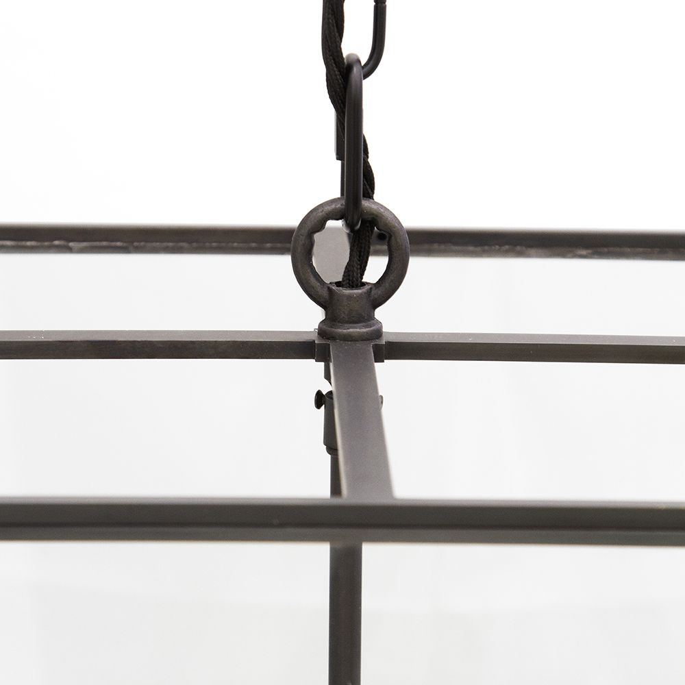 SOHO Lighting - Pendant Light Crossbar Medium Matt Black Brass