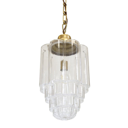 SOHO Lighting - Glasshouse Lacquered Brass Clear Pendant Light