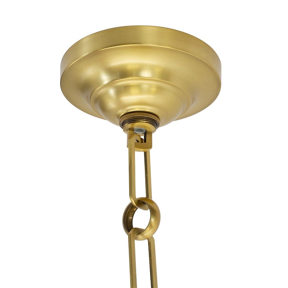 SOHO Lighting - Glasshouse Lacquered Brass Clear Pendant Light