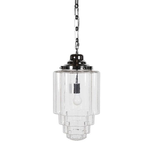 SOHO Lighting - Glasshouse Nickel Clear Pendant Light