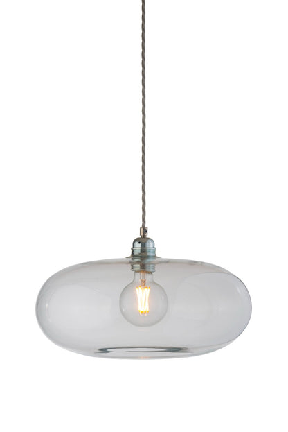 Ebb & Flow HORIZON Pendant Large - Clear with silver Cord LA101799