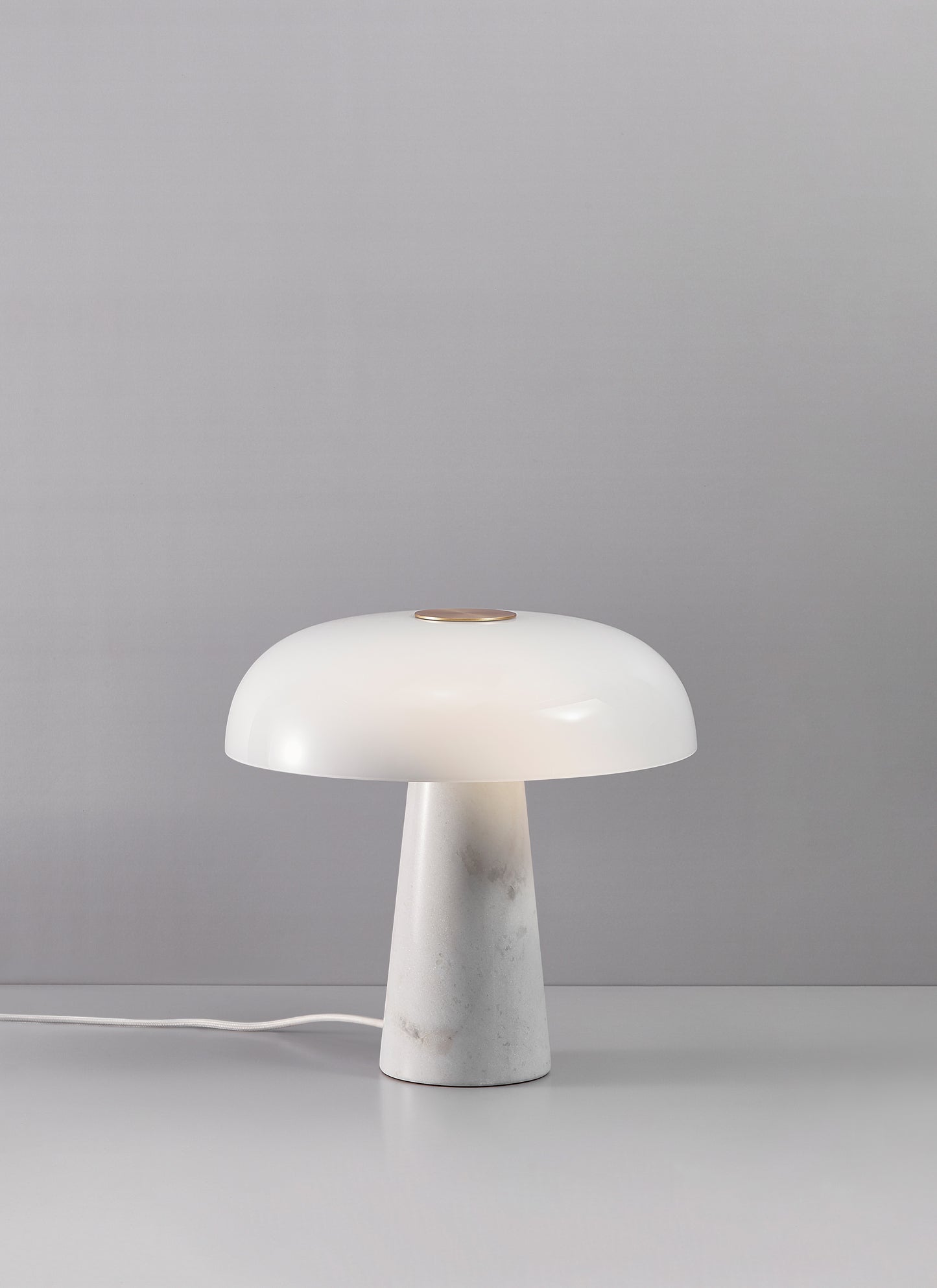 Nordlux DFTP GLOSSY - White Marble Table Lamp 2020505001